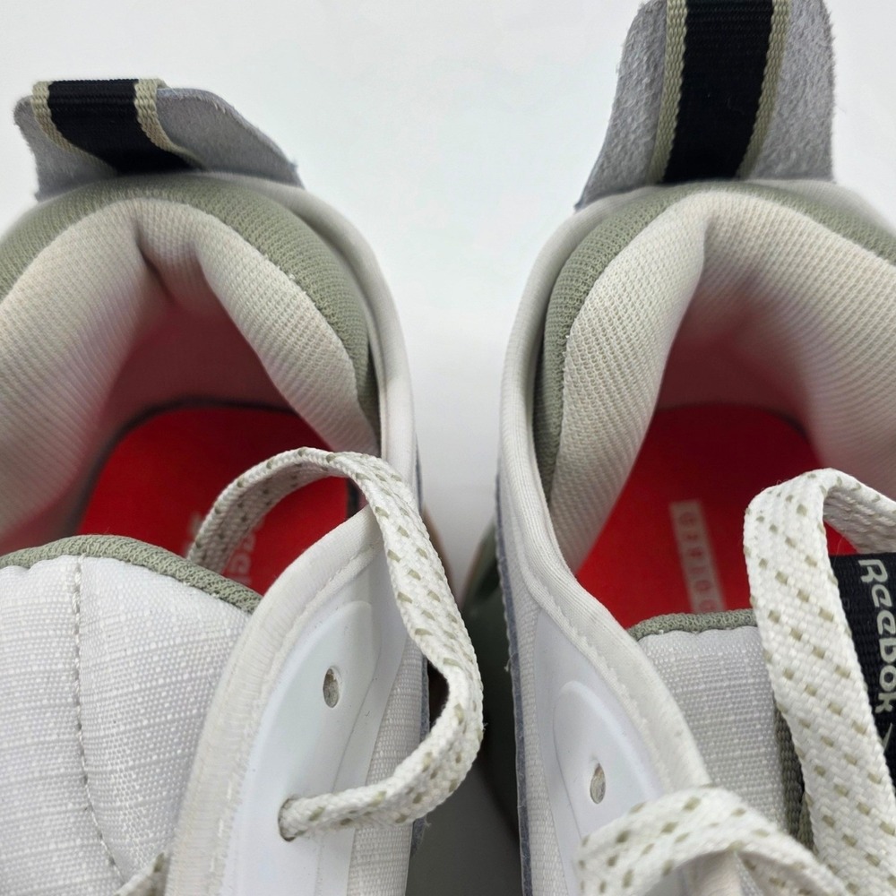 REEBOK ZIG DYNAMICA RUNNING SHOES WOMENS SIZE 8.5 WHITE GREEN SNEAKERS TECH EUC! - Picture 10 of 12
